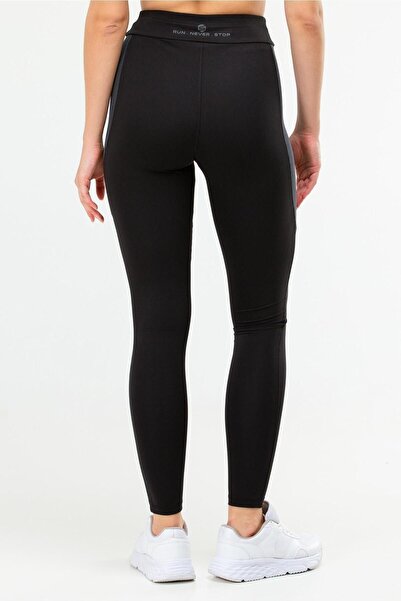 speedlife Black Slim Fit Micro High Waist Recovery Women's Leggings Sd0889