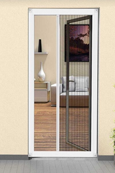 Genel Markalar Plise( Akordiyon - Sürgülü - Katlanır ) Renkli Kapı Sineklik