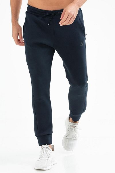 speedlife Ανδρική φόρμα αθλητικής φόρμας Navy Blue κανονική βαμβακερή μανσέτα Xd0165
