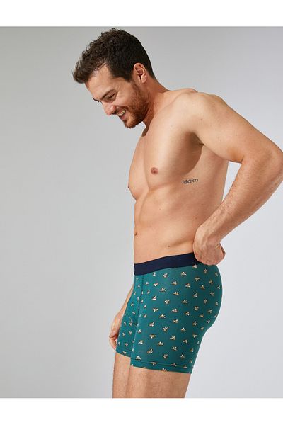 Koton 3 Συσκευασία Boxer Βαμβακερό σχέδιο
