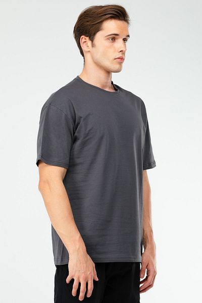 speedlife Ανδρικό μπλουζάκι Smoked Oversize 100% Cotton Crew με κοντό μανίκι Xf1582
