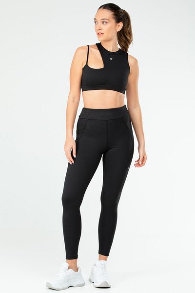 speedlife Set de jambiere pentru femei, negru, slim fit, cu talie înaltă, Sb0849