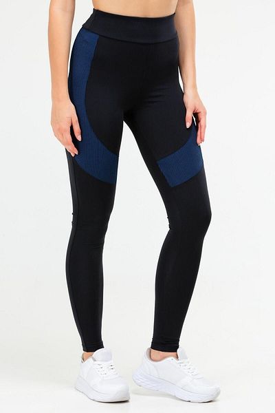speedlife Colanți Micro pentru femei cu talie înaltă - bleumarin Slim Fit SD0889