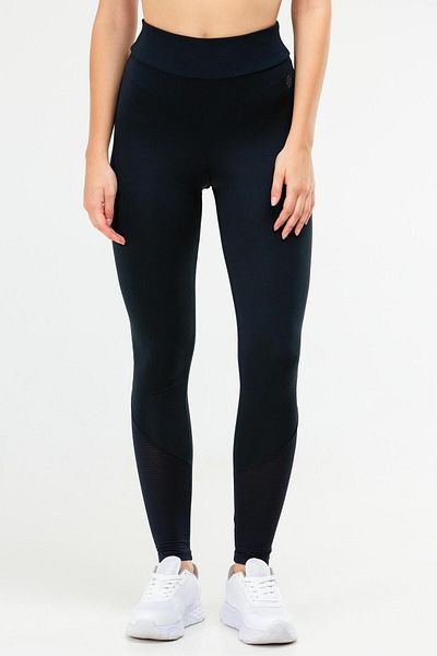 speedlife Jambiere de damă, albastru bleumarin, slim fit, cu talie înaltă, Sd0899