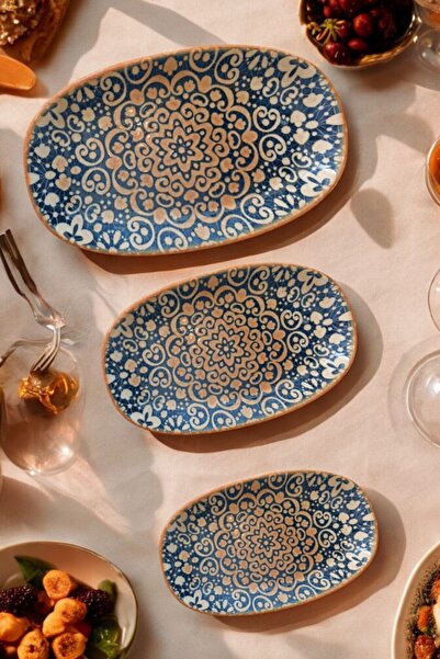 Limboda Bonna Alhambra Gourmet Oval Kayık Tabak 19*11 cm