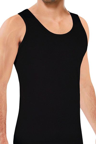 Öts Ανδρικό μαύρο εσώρουχο 2 τεμαχίων από Lycra