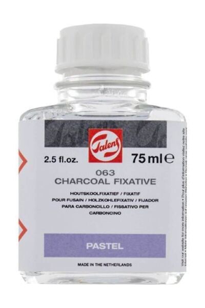 Talens Charcoal Fixative 063 Karakalem-füzen Için Sıvı Fixative 75 ml