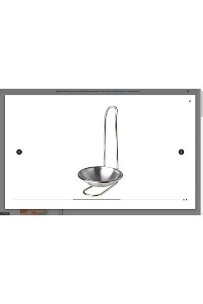 IKEA AVSLAGEN Γκρι Στήριγμα Κουταλιού