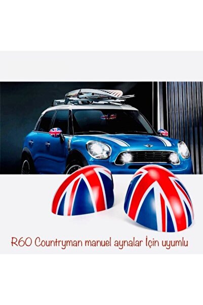 Genel Markalar Mini Cooper R60 Countryman Union Jk Yan Ayna Kapak Kılıf Seti ...