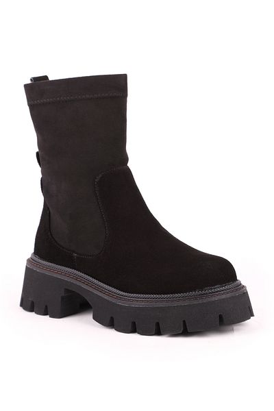 maximino 810-09 Model Women's Suede Leather Boots
