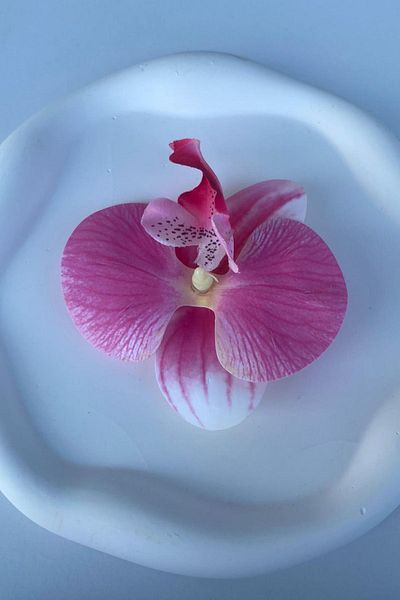 Jaida Moda Cataramă pentru femei Aloha Orhidee cu model de flori - cu strângere laterală
