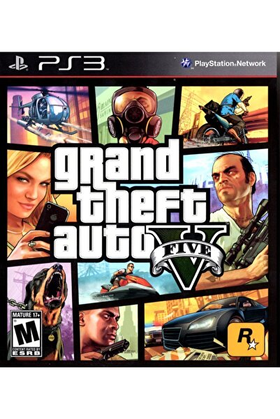 RockStar Games Ps3 Gta 5 Grand Theft Auto V Teşhir Ürün Orjinal Kutulu Oyun