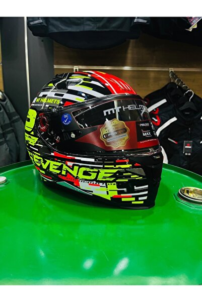 MT Helmets TEZ MOTOR MT HELMETS FF110 REVENGE 2 FULL FACE KAPALI MOTOSİKLET KASKI