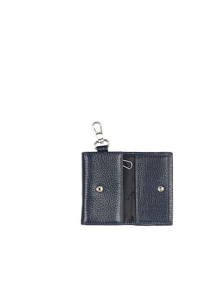 Aka Keychain Leather Navy Blue - 005 17 Model