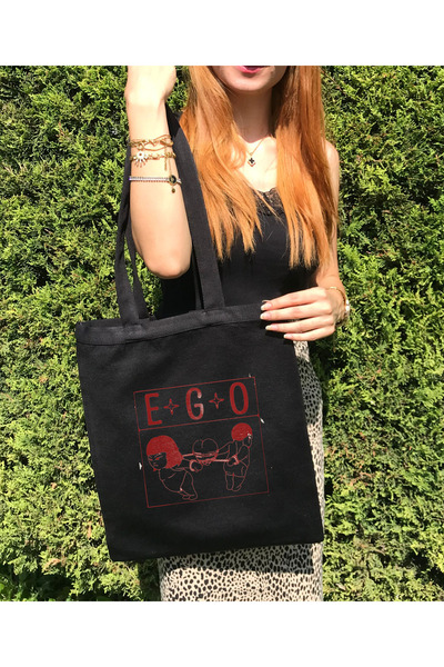 Boom town Black Premium Dtf Interlining - E.G.O Cloth Bag