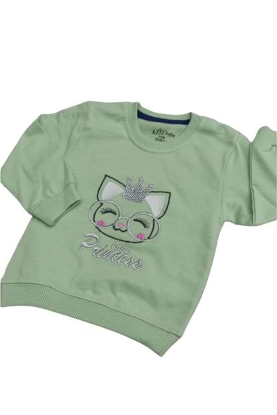 Aziz Bebe Girl's Princess Patterned Double Suit