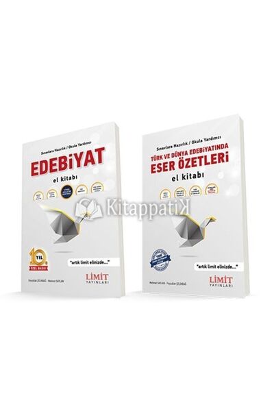 Limit Yayınları Ayt Edebiyat Ve Eser Özetleri El Kitabı Seti 2 Kitap
