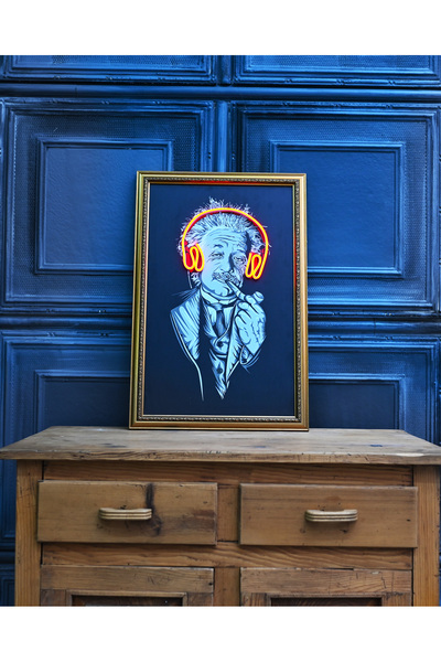 Neon Einstein Dekoratif Tablo