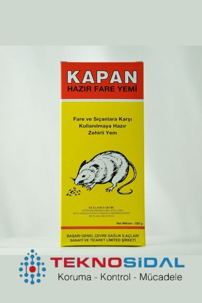 Genel Markalar Kapan Hazır Buğday Zehirli Fare Yemi 320 gr