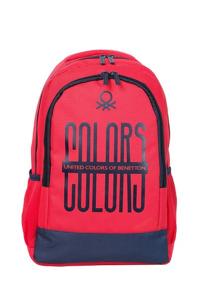 Benetton Elegant Girl's Primary School Bag - Red Baggy Mood 13050