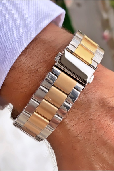 Merand Men's Wristwatch - Yellow Silver Color, Large Case, Special Series Brand