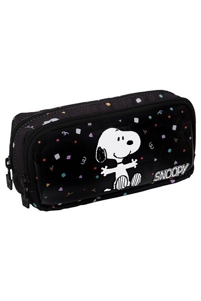 Me Çanta Snoopy Black Pencil Case - Δύο θήκες