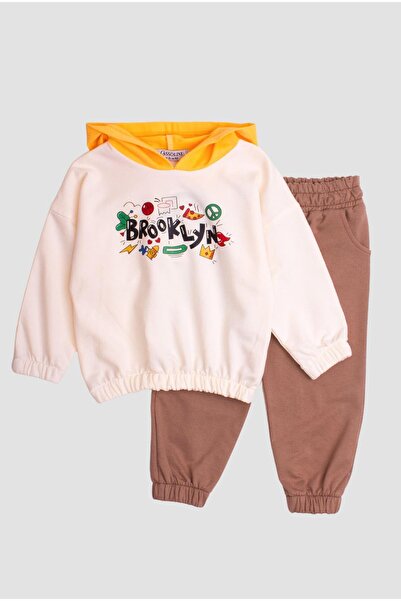 Chicsy Baby Brooklyn Summer Printed Hooded Oversize Top and Bottom Baby Kids ...