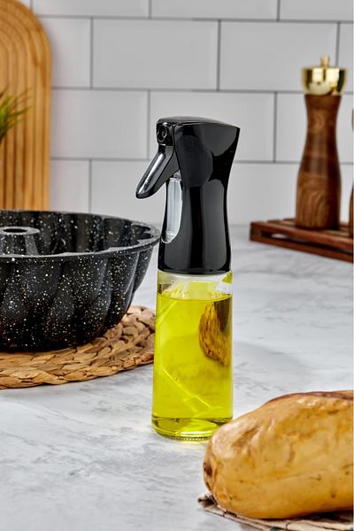 Cooker Sprayed Vinegar Lemon Sprayer Glass Bottle Oil Bottle - for Kitchen Food