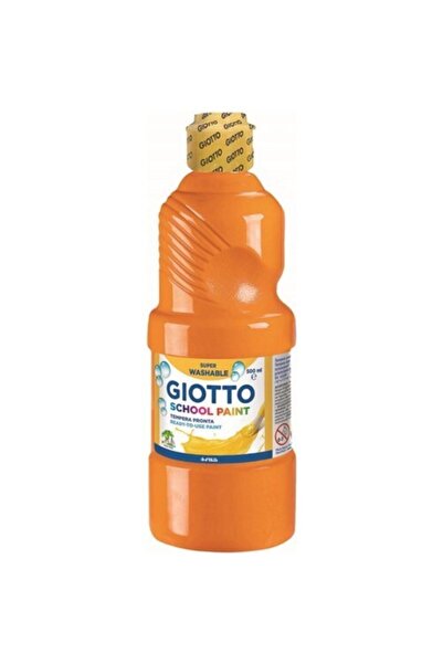 Giotto School Paint 500ml Turuncu Guaj Boya 535305