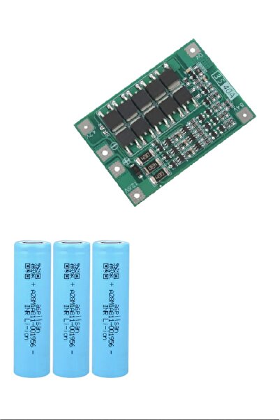 ASPİLSAN Aspilsan Inr18650a28 2800 Mah 3.7v 25a 5c Li-ion Şarjlı Pil 3'lü BMS...