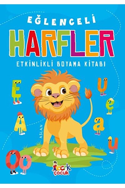 Bıcırık Yayınları Eğlenceli Harfler/Sayılar/Hayvanlar/Çizgiler Etkinlikli Boyama Kitabı