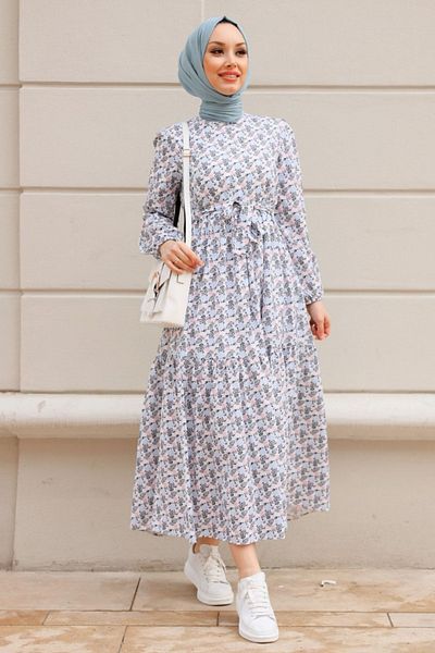 Gizce Teresa Blue Dress