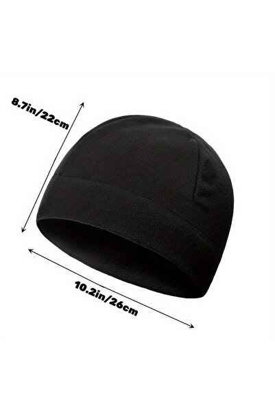 Gürhan Çorap Унісекс Чорний Термофліс - Чоловічий та Жіночий Зимовий