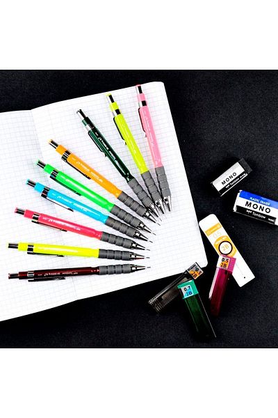 Tombow Sh-300 Grip 0.7mm White Versatile Pen School Set Gr21