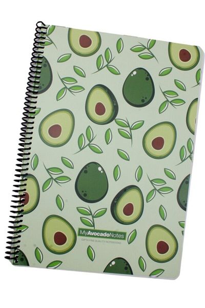 Gıpta A4 Avocado 80 Sheets Lined - Spiral Cardboard Notebook 5819