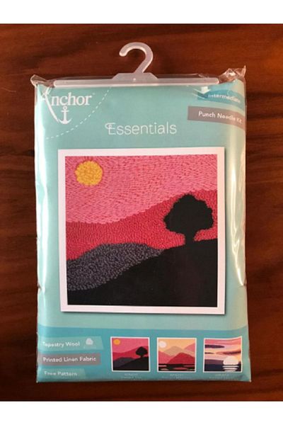Anchor Essential Collection Κιτ Κεντήματος Παντζ Πάνελ τοίχου με μοτίβο τοπίου 20 Χ 20 εκ.