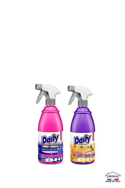 Dasty Camlar ve Yüzeyler + Kireç Sökücü 2x 700ml