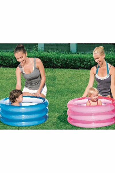 BESTWAY 51033 3 Bölmeli Havuz 70x30 Cm Mavi - Pembe