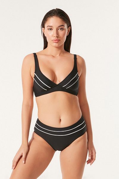 C&City Kompaktes Bikini-Set 2996 Schwarz