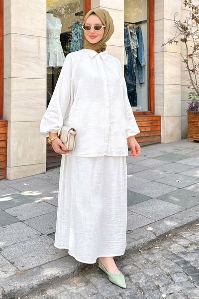 Gizce Arila White Set