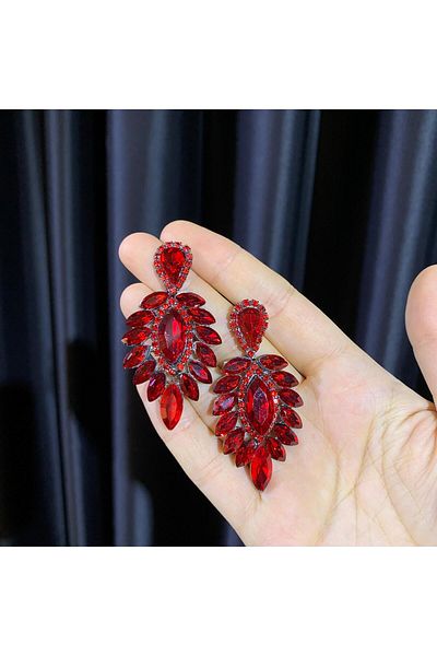 BEYOĞLU NİŞANTAŞI Zahra Bride, Promise, Engagement, Kina, Wedding Earrings