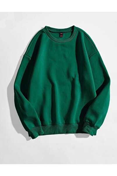 BW Bravely Wear Βαμβακερό Φούτερ Άνετης Εφαρμογής - Φούτερ με Στρογγυλή Λαιμό...