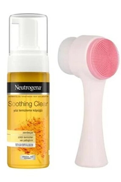 Neutrogena Soothing Clear Yüz Temizleme Köpüğü 150 ml + Temizleme Fırçası