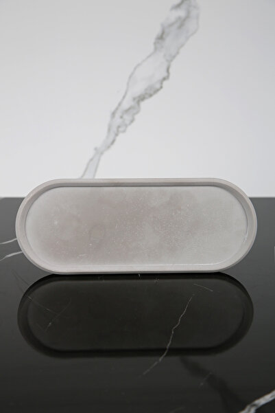 betonmall 9X23 cm Decorative Oval Presentation Tray and Plate Set