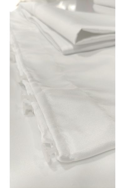 GRUP Perdehanem Satin Sunshade - First Quality Ecru and White Options