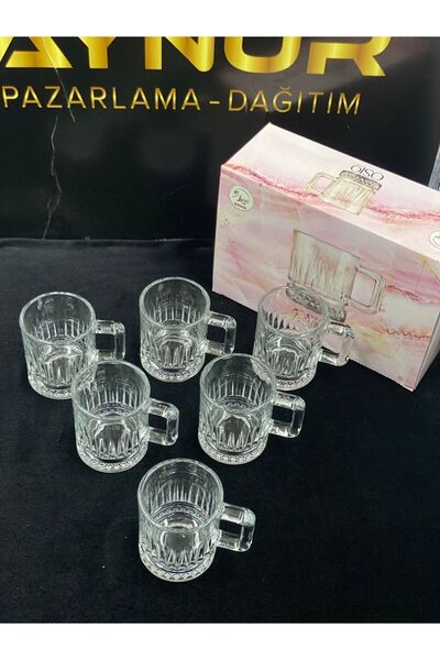 aynur mutfak OSLO KULPLU SU BARDAĞI 6 ADET 220 cc elysıa mod.