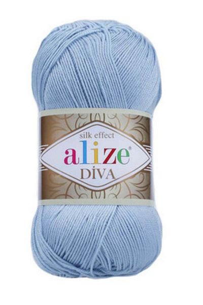 Alize Lina de tricotat Diva 350 Teal Blue
