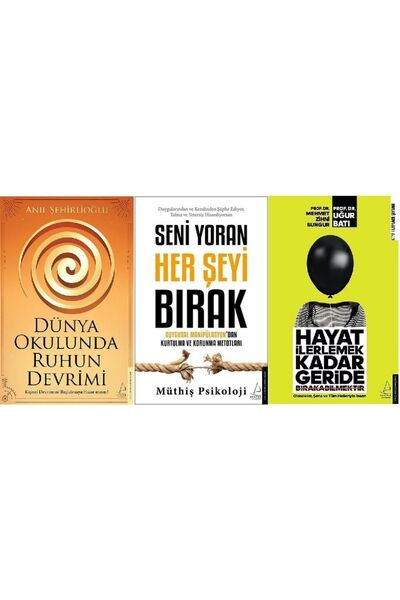 Destek Yayınları Dünya Okulunda Ruhun Devrimi + Seni Yoran Her Şeyi Bırak + H...