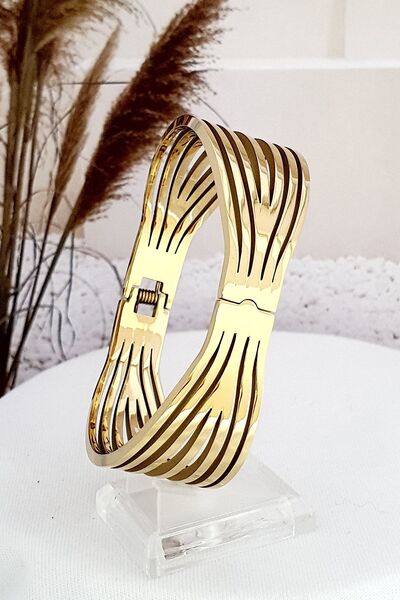 Reyna Steel Altın Çağı Yaşatan Çelik Takılar Reyna Steel - Steel Bracelet