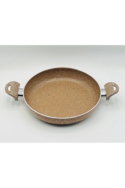 CANTEF مقلاة تيفلون مقاومة للحريق وغير قابلة للانزلاق مقاس 24 سم - مقبض مزدوج